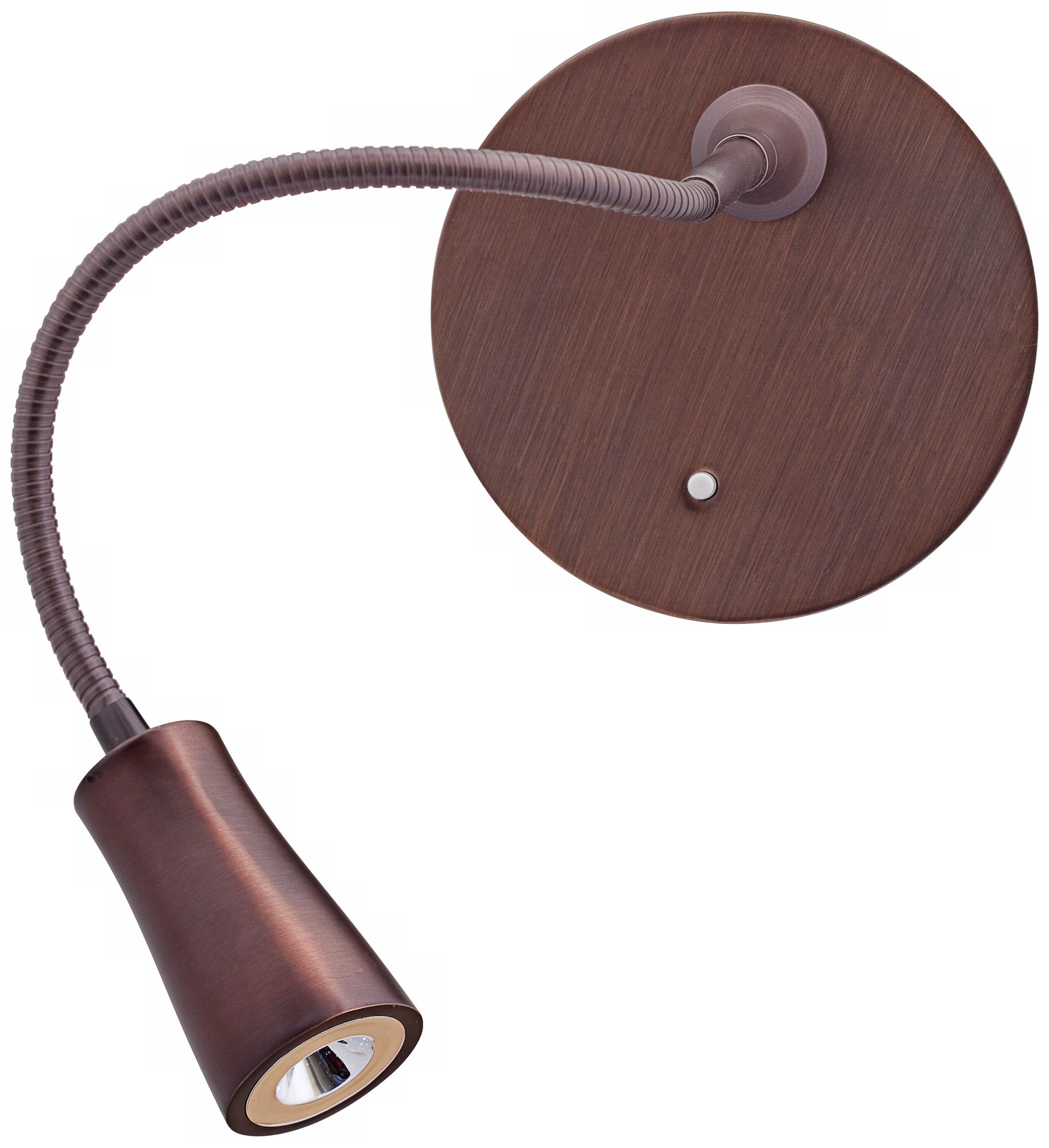 Epiphanie Bronze Gooseneck LED Wall Lamp