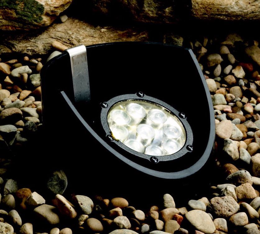 Kichler Black Finish LED Landscape Well Light
