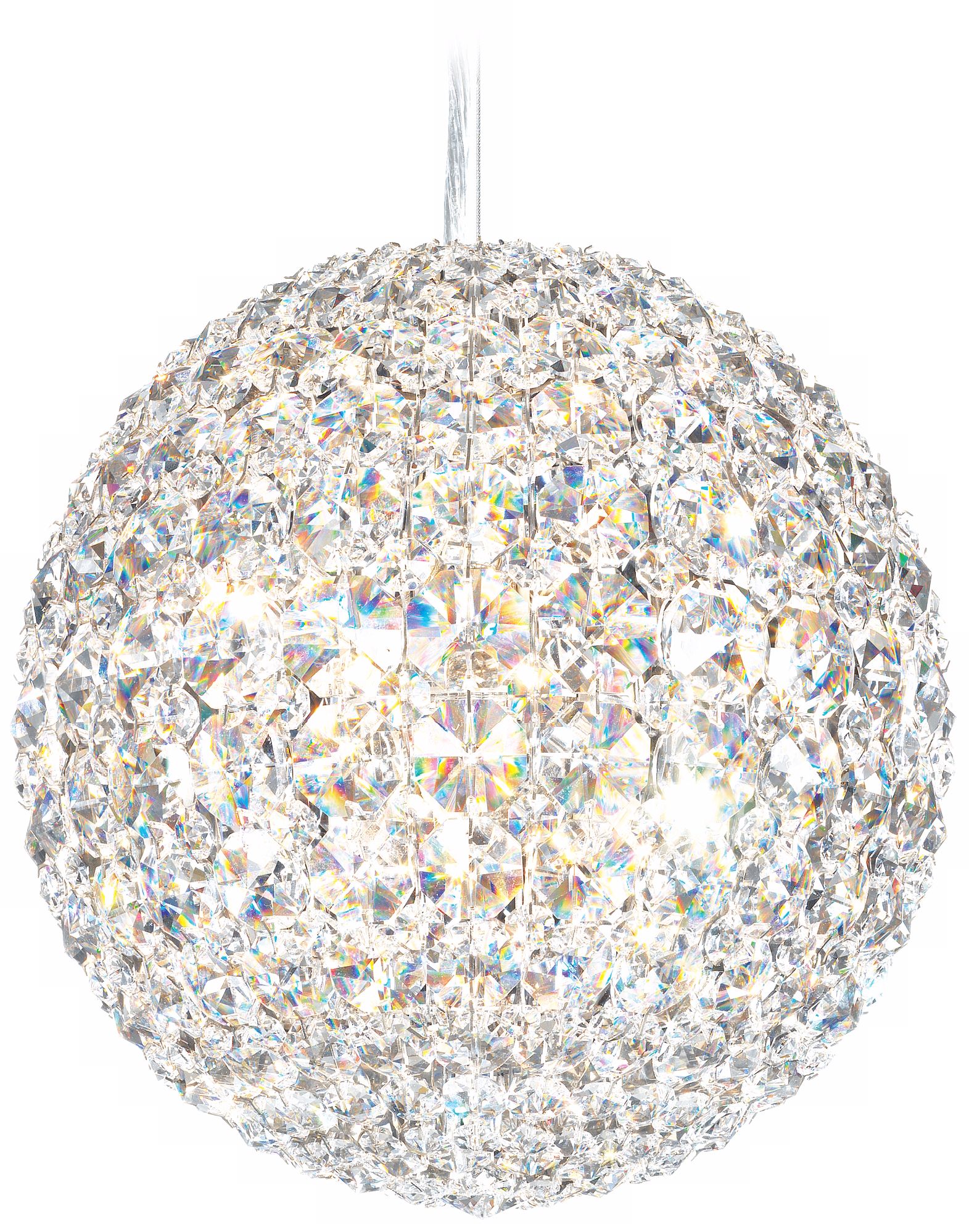 Schonbek Da Vinci Collection 10" LED Crystal Pendant Light