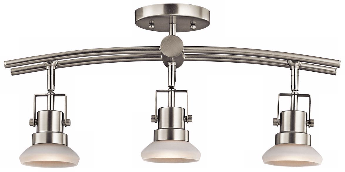 Kichler Structures Brushed Nickel 22" Wide Ceiling Fixture