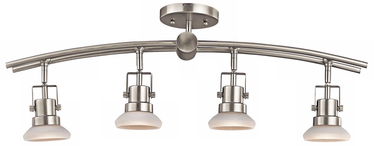 Kichler Structures Brushed Nickel 30" Wide Ceiling Fixture
