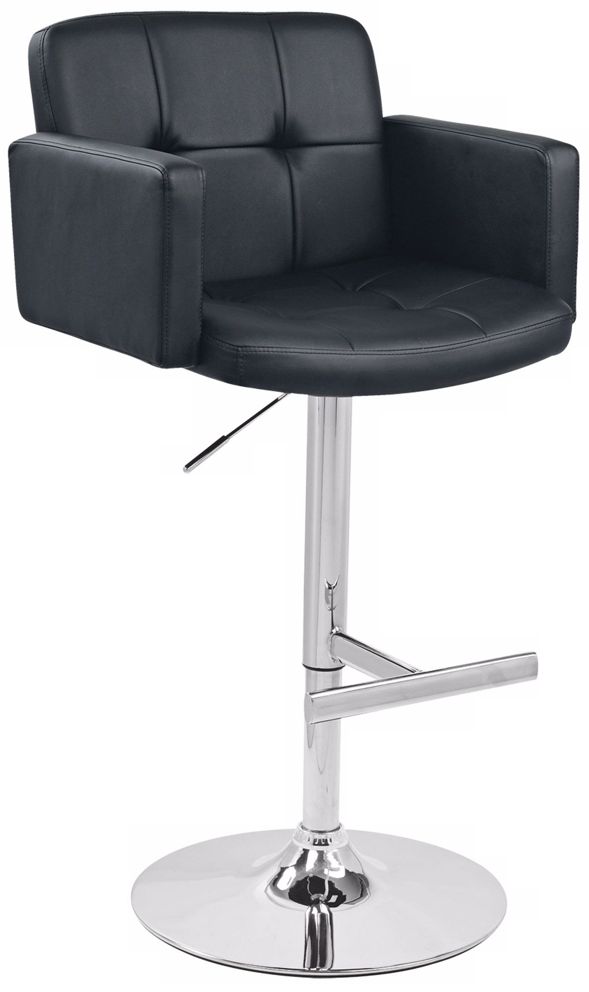 Stout Black Adjustable Bar Stool or Counter Stool