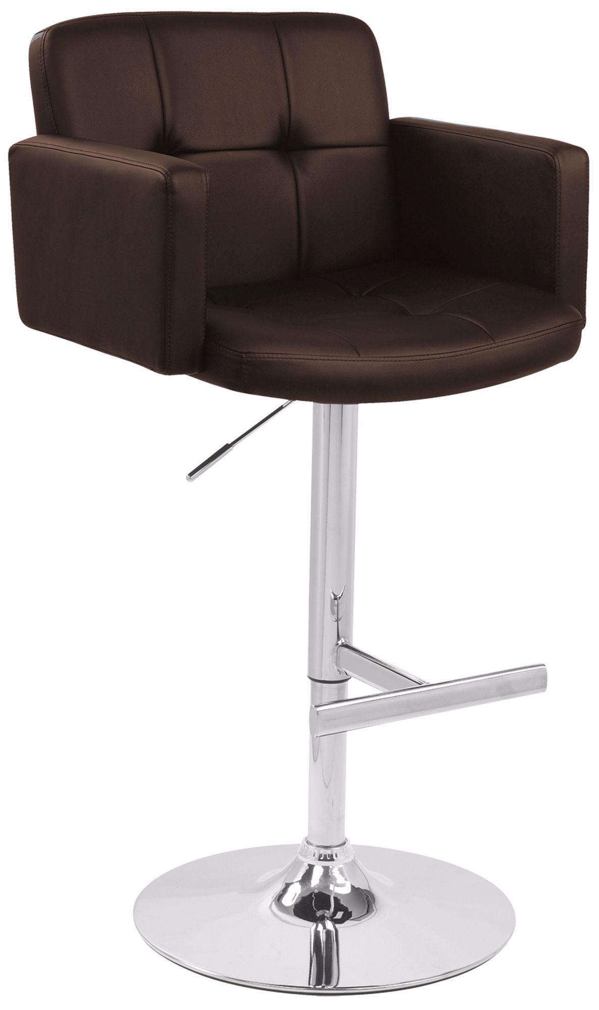 Stout Brown Adjustable Modern Bar Stool or Counter Stool