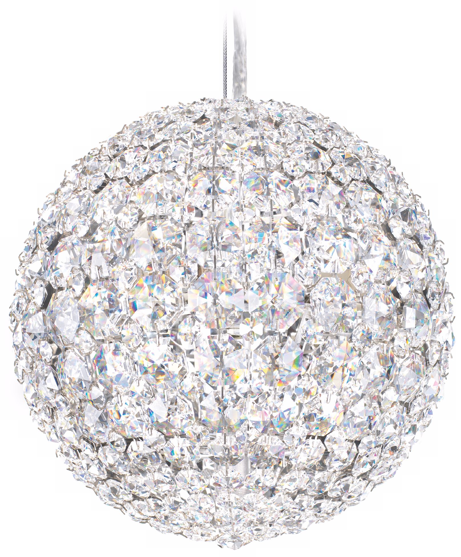 Schonbek Da Vinci Collection 8" Wide Crystal Pendant Light