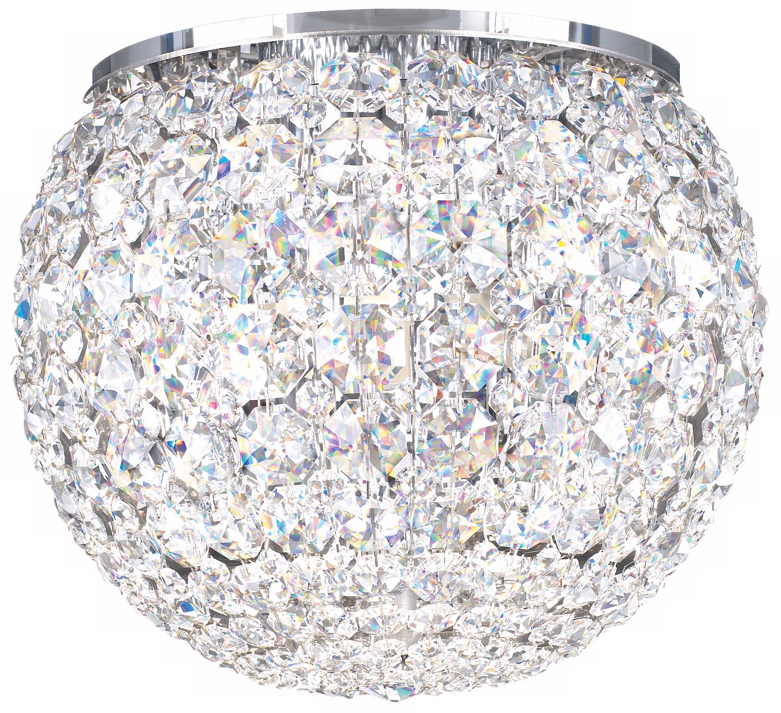 Schonbek Da Vinci Collection 10" Wide Crystal Ceiling Light