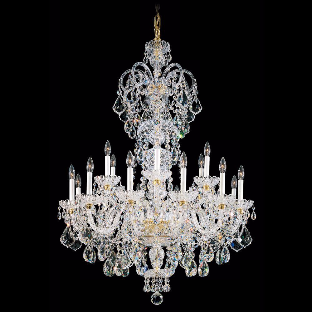 Schonbek Olde World Collection 36" Wide Crystal Chandelier