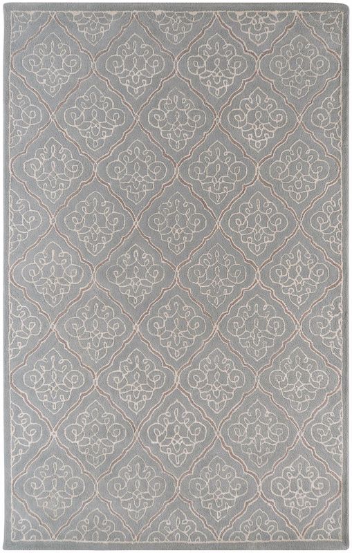 Candice Olson Modern Classic Pale Blue 9x13 Area Rug N2748