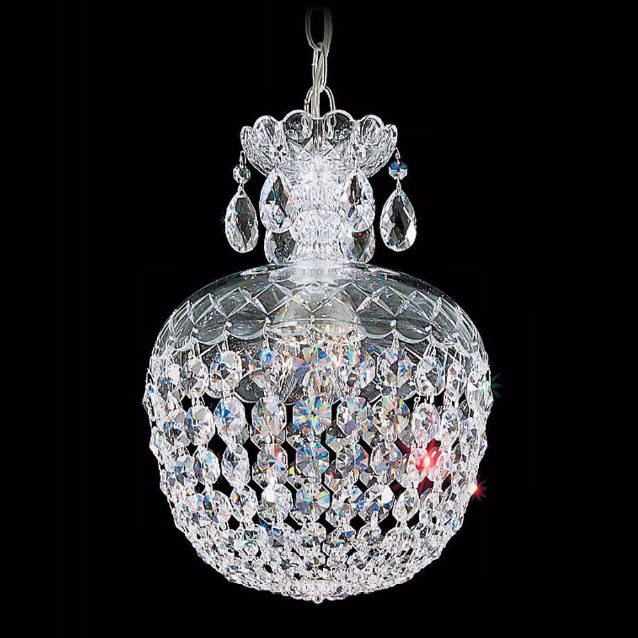 Schonbek Olde World Collection 10" Wide Crystal Mini Pendant