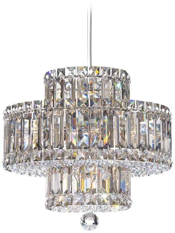 Schonbek Plaza Collection 9-Light Crystal Pendant Chandelier