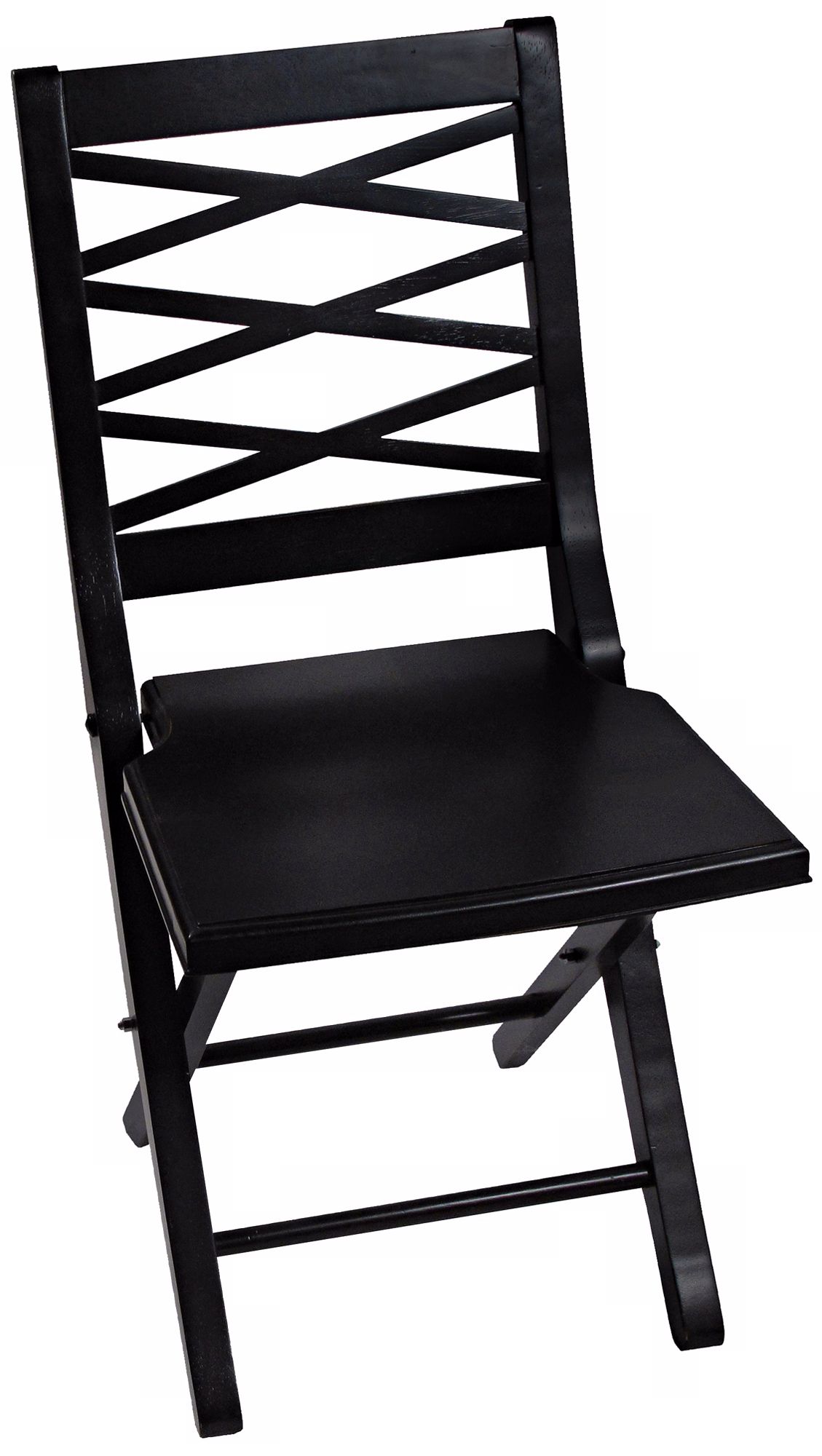 Hillsdale Eastside Black Honey Folding Chair N2983