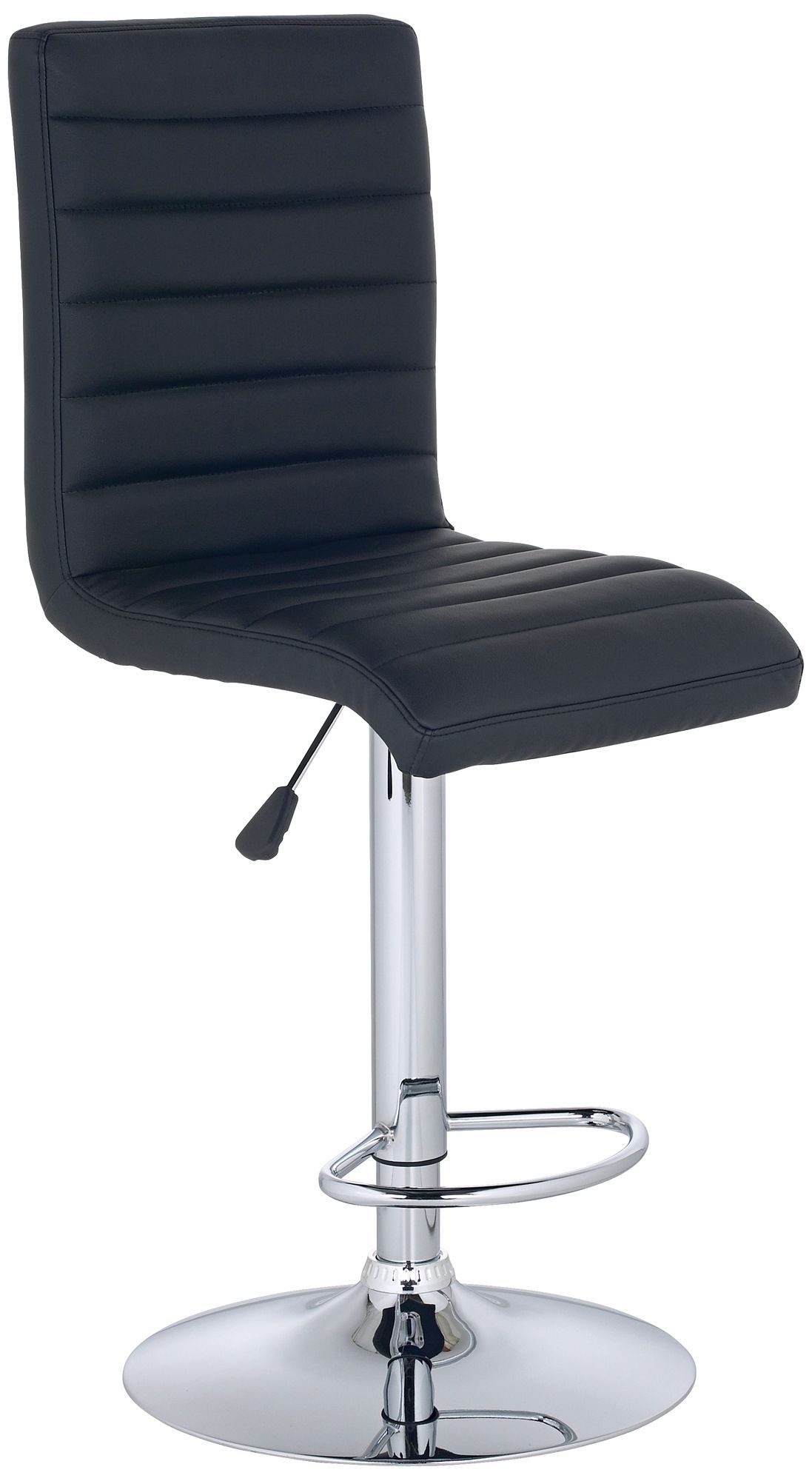 Scribbler Black Adjustable Modern Counter or Bar Stool