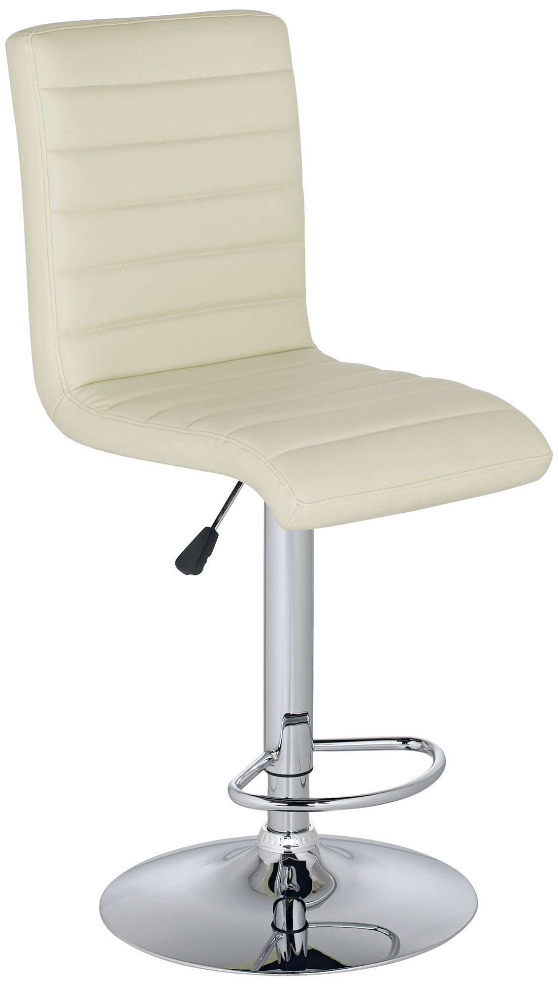 Scribbler Contemporary Vanilla Adjustable Height Bar Stool
