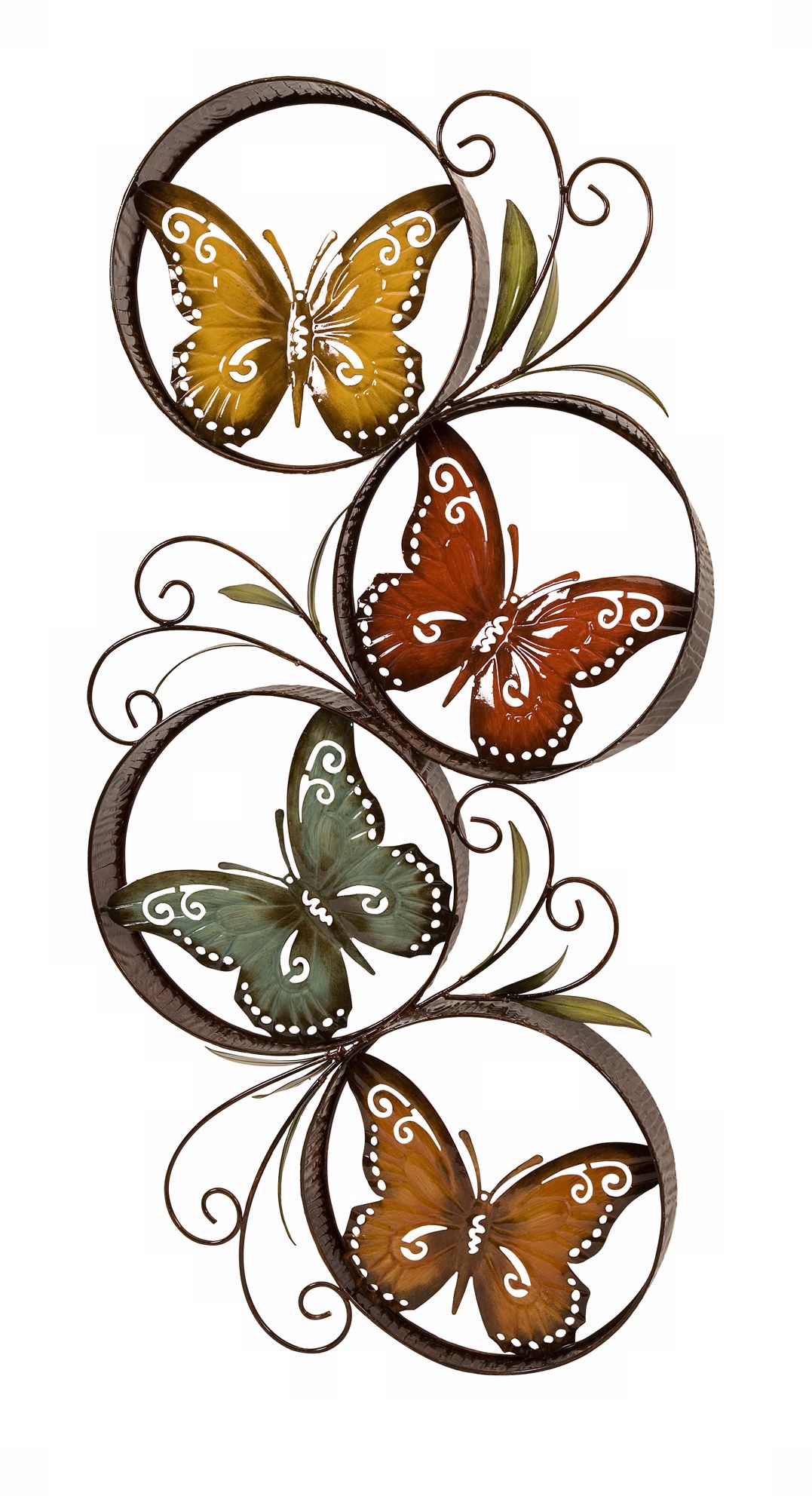 26 1/4" High Butterfly Metal Wall Decor