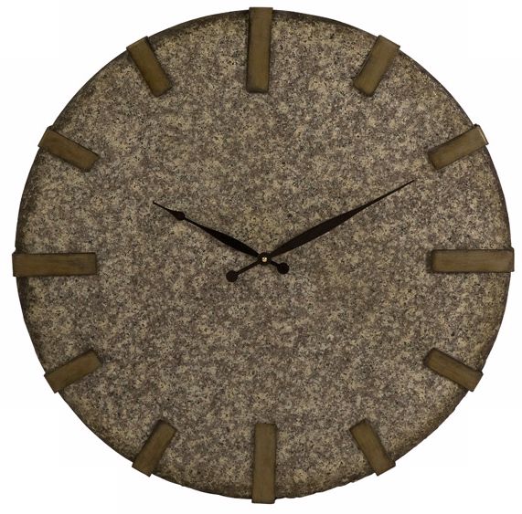 Broderick Granite 24" Wide Wall Clock
