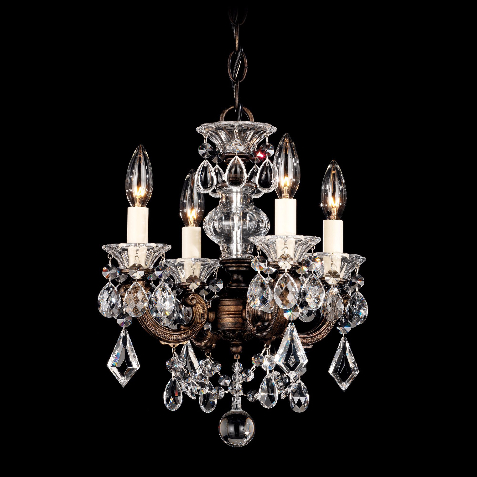 Schonbek La Scala Collection Crystal Mini Chandelier