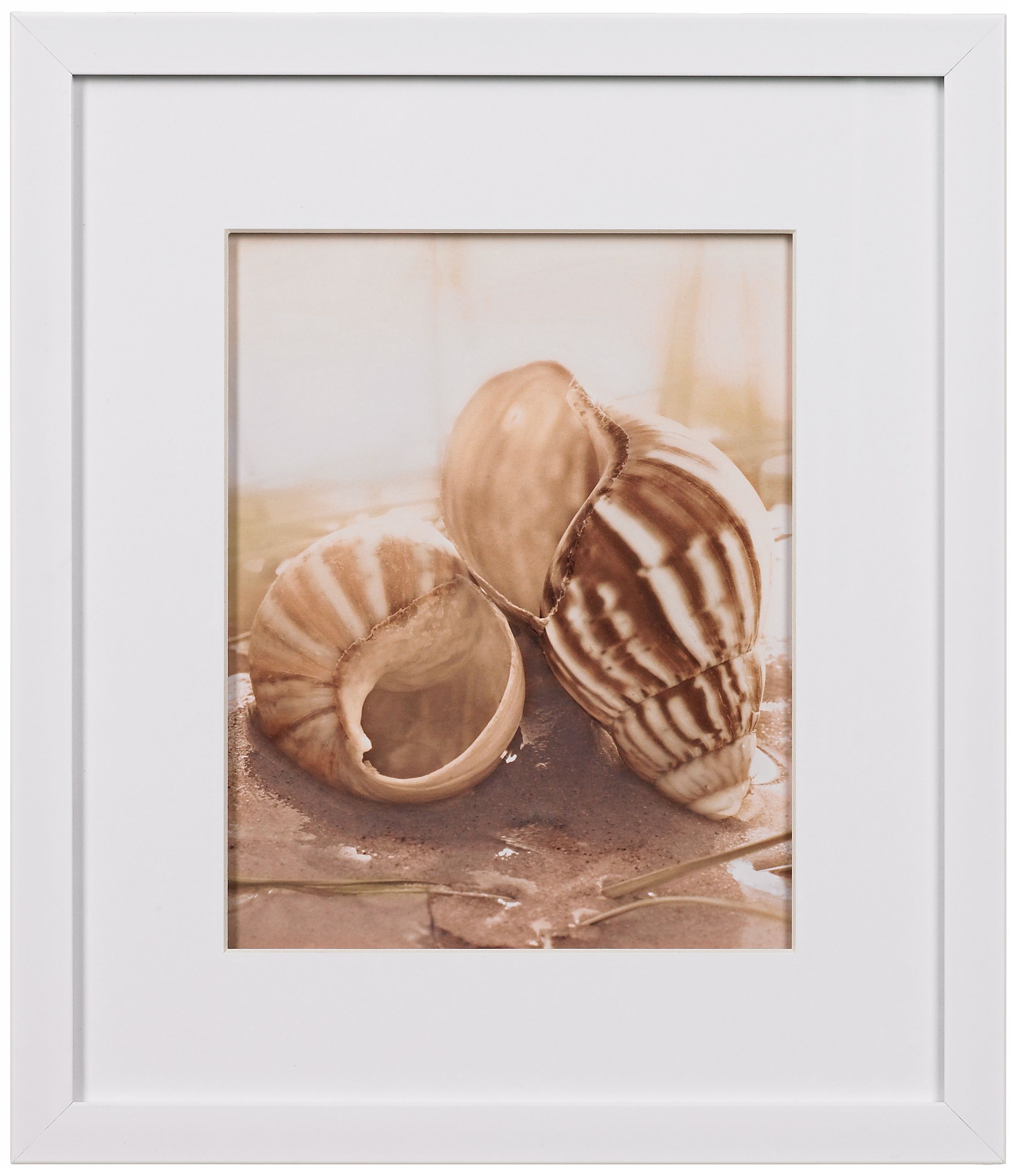 Seashore II Framed 15 1/4" High Wall Art
