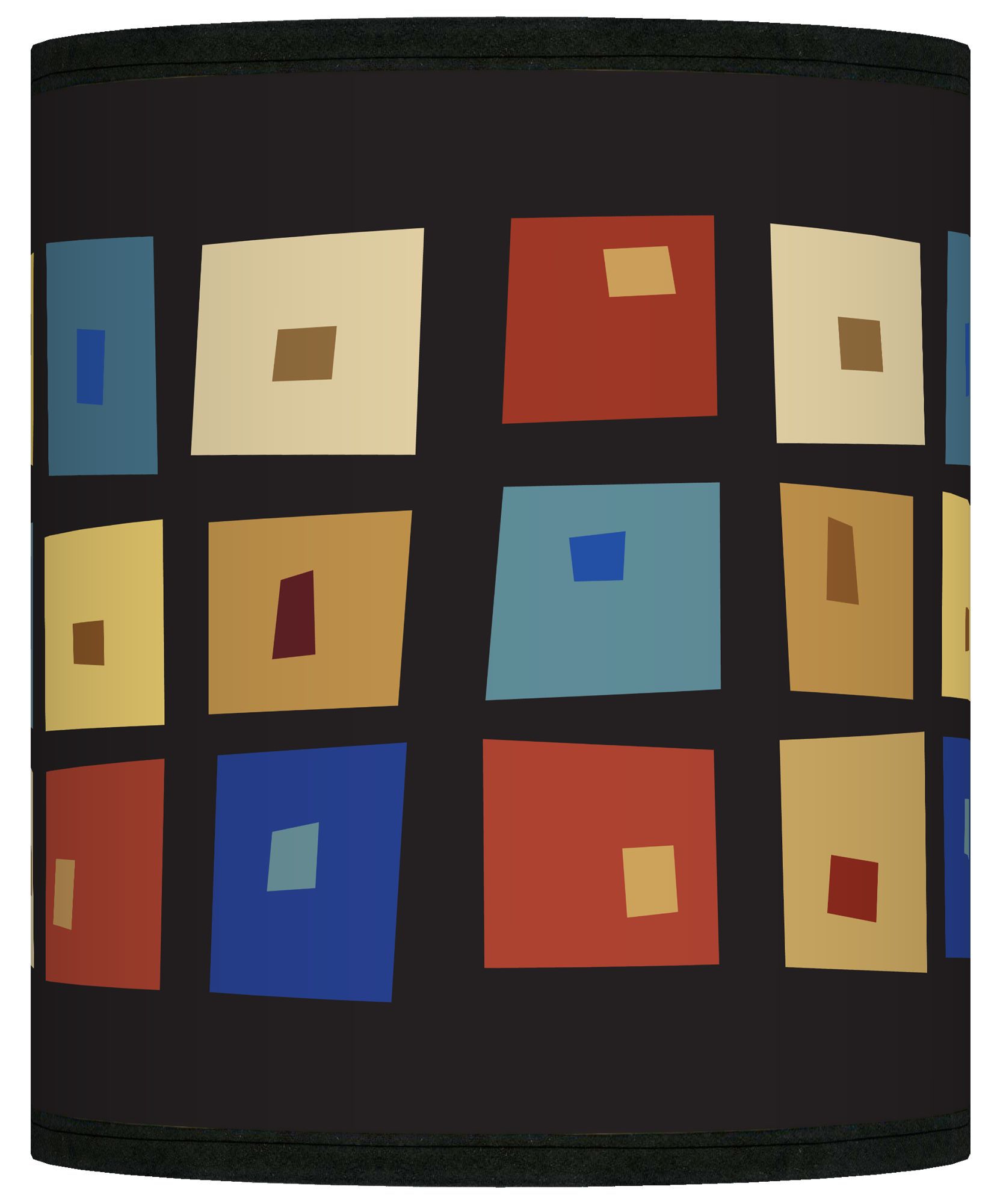 Palette Squares Giclee Shade 10x10x12 (Spider)