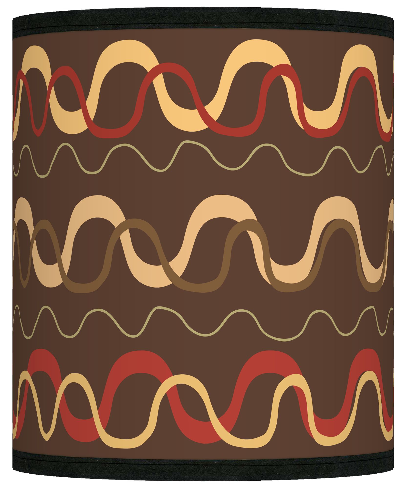 Wave Stitch Giclee Shade 10x10x12 (Spider)