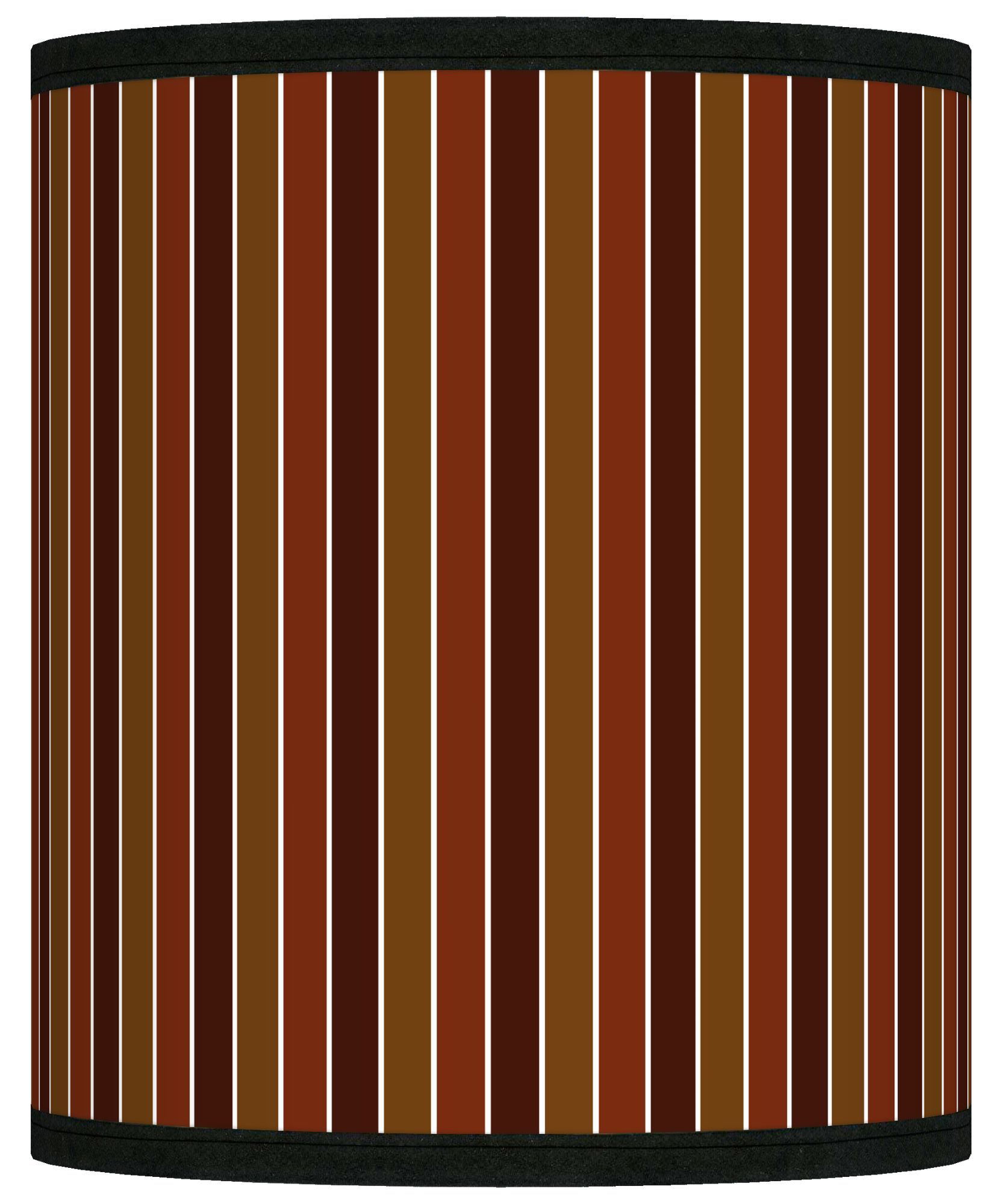 Cinnamon Stripes Giclee Shade 10x10x12 (Spider)