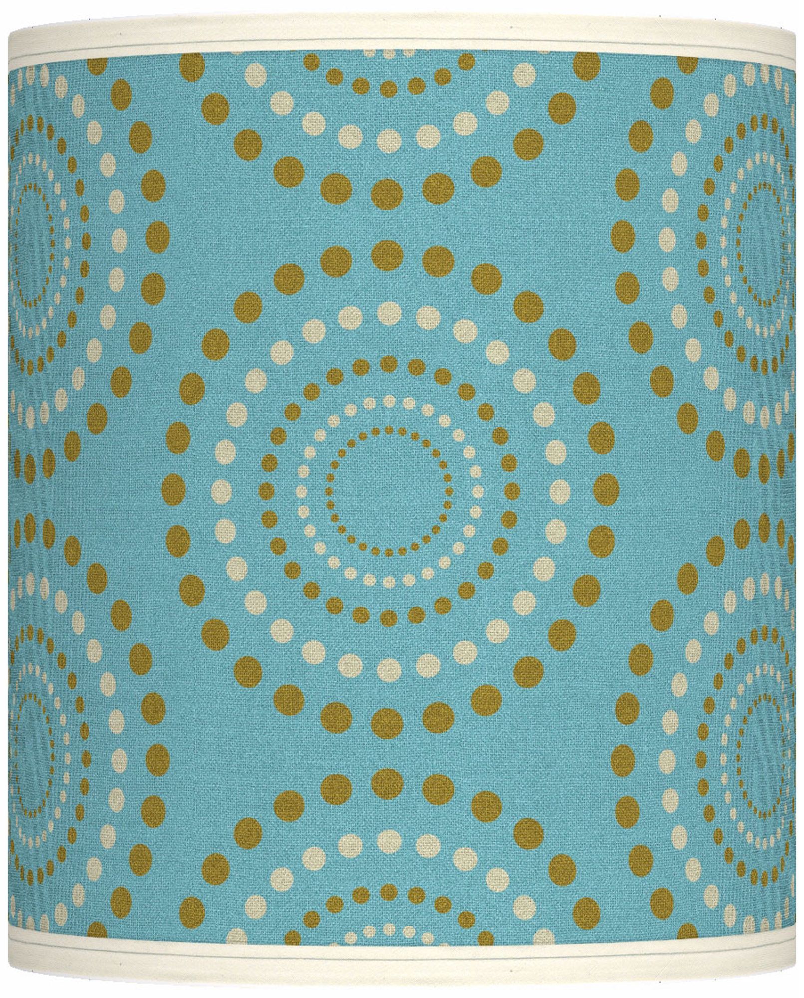 Blue Calliope Linen Giclee Shade 10x10x12 (Spider)