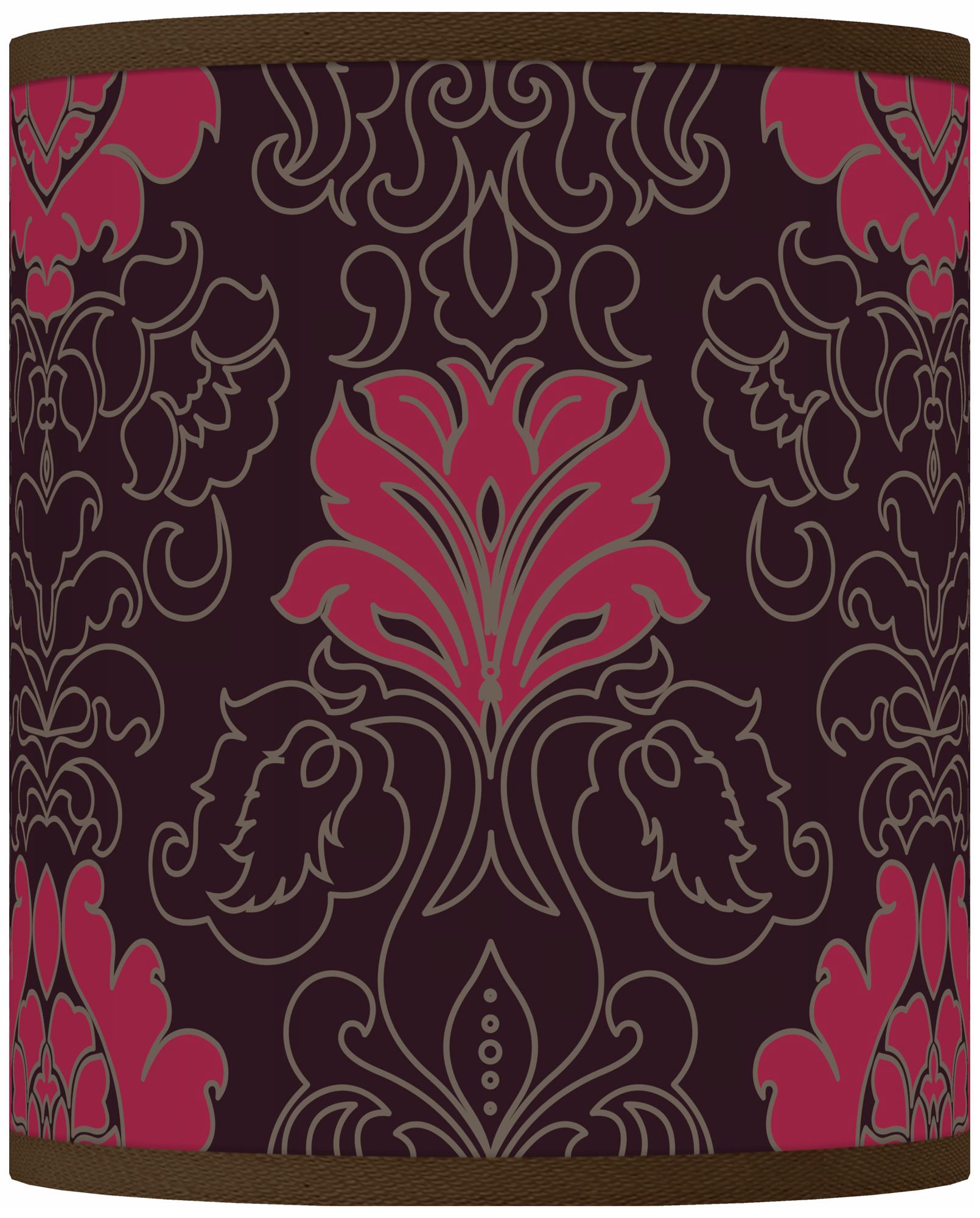 Stacy Garcia Florentia Wild Berry Giclee Shade 10x10x12 (Spider)