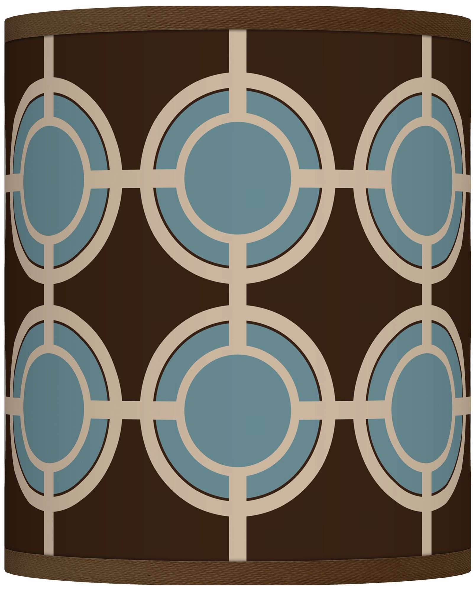 Porthole Pattern Giclee Shade 10x10x12 (Spider)