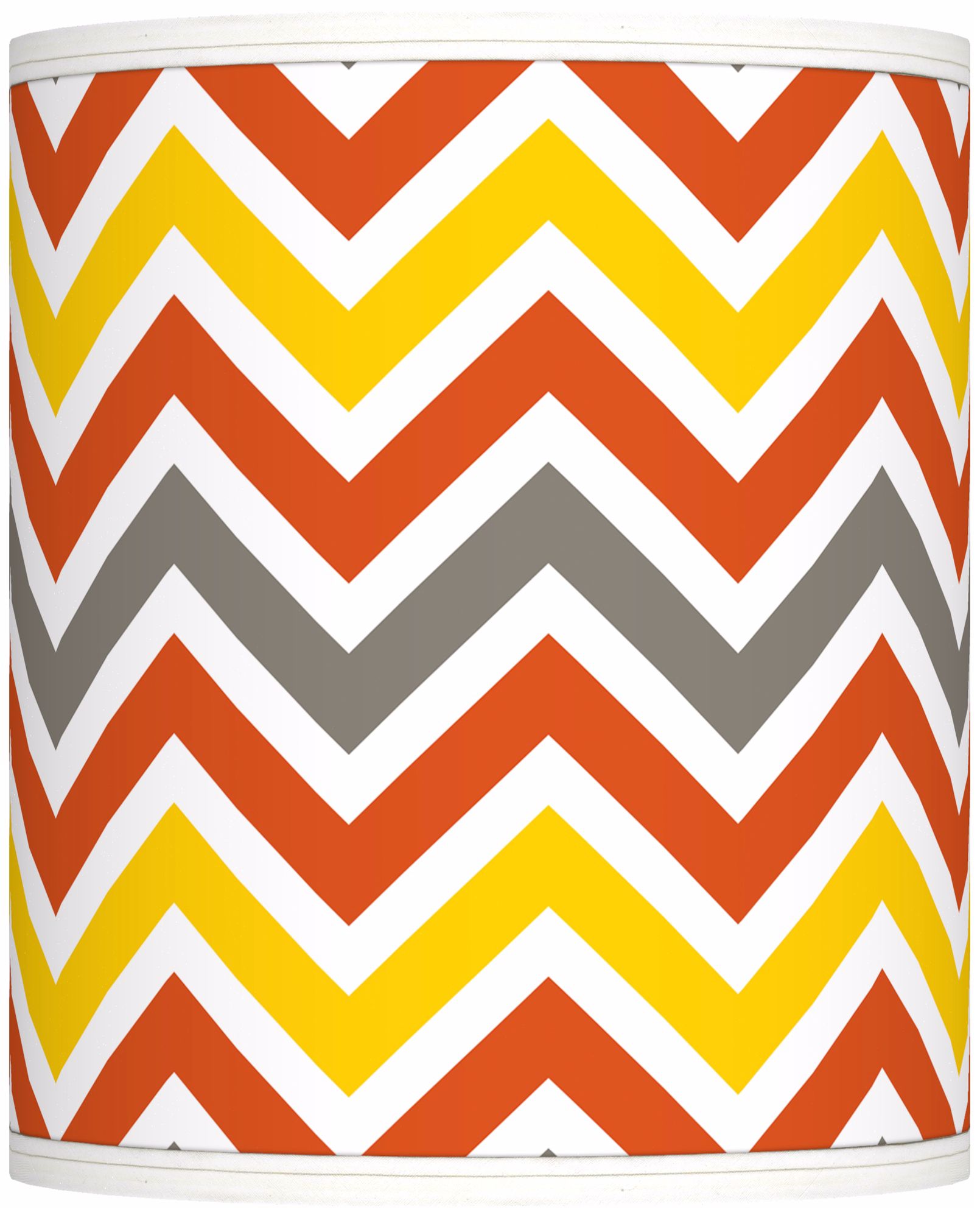 Flame Zig Zag Giclee Shade 10x10x12 (Spider)
