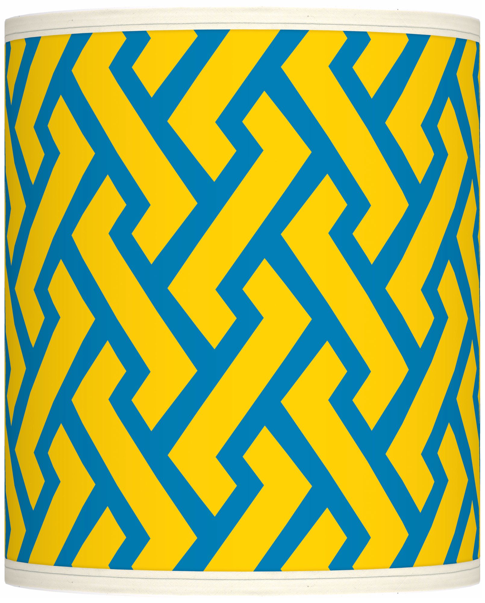 Yellow Brick Weave Giclee Shade 10x10x12 (Spider)