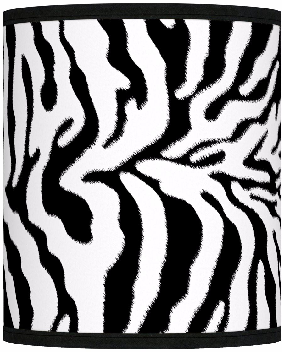 Safari Zebra Giclee Shade 10x10x12 (Spider)