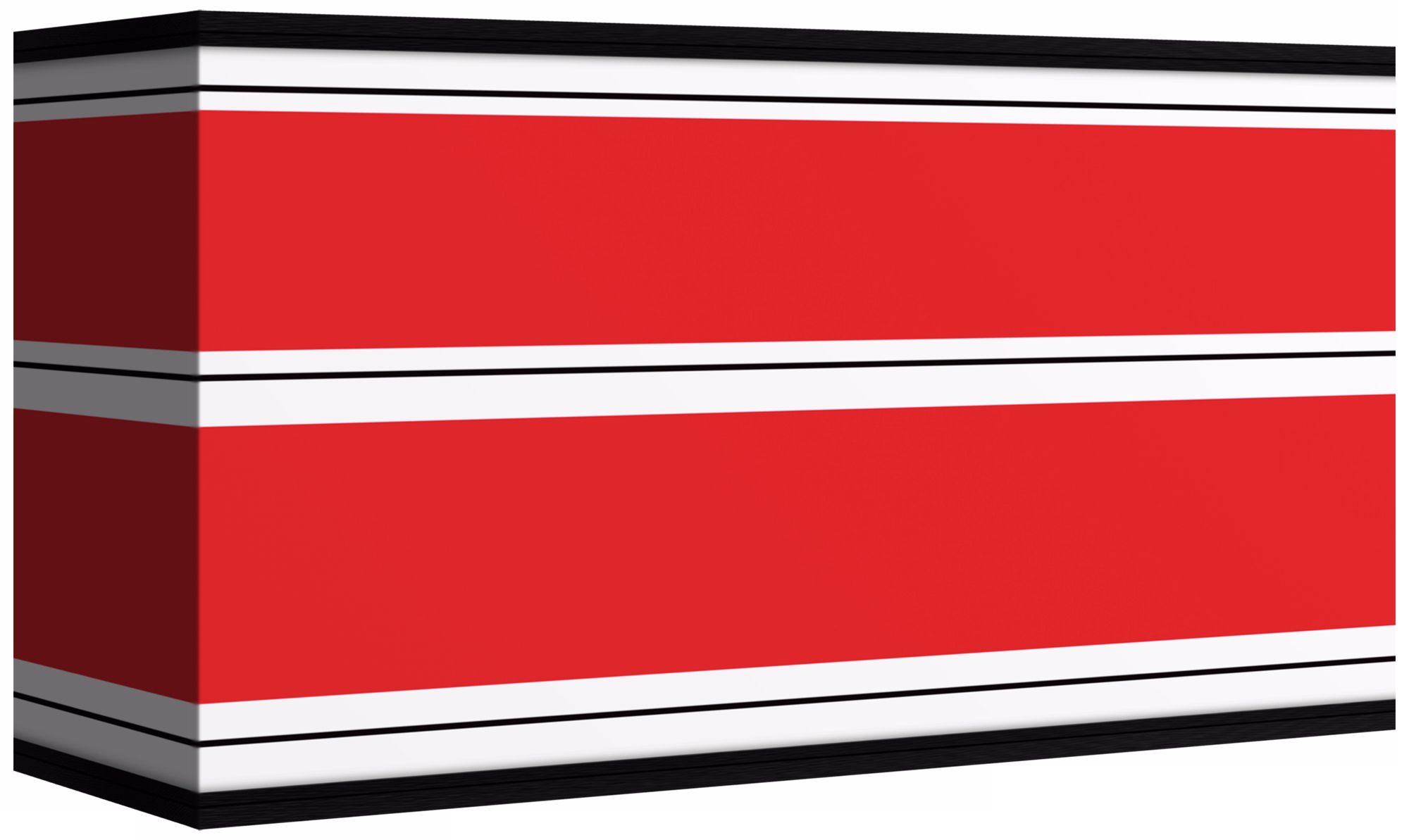 Red Stripes Giclee Shade 8/17x8/17x10 (Spider)