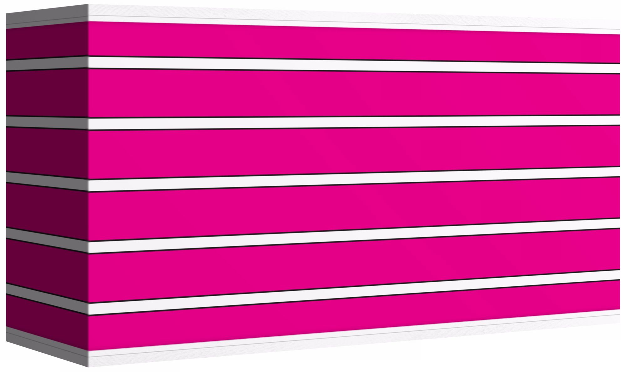 Bold Pink Stripe Giclee Shade 8/17x8/17x10 (Spider)