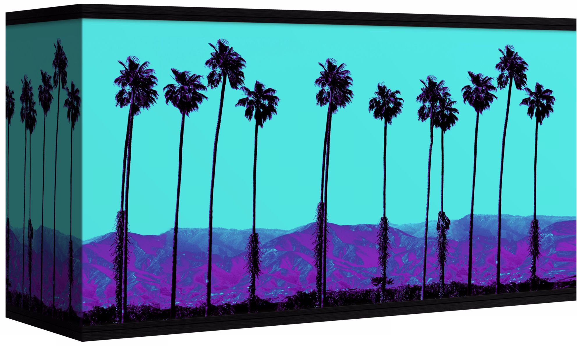 Palm Tree Haze Giclee Shade 8/17x8/17x10 (Spider)