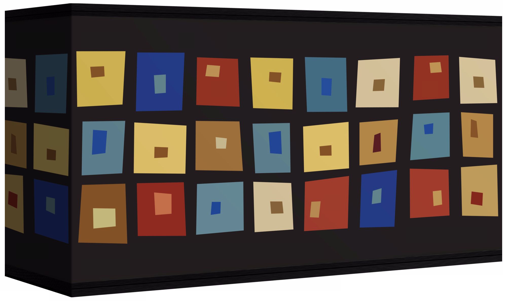 Palette Squares Giclee Shade 8/17x8/17x10 (Spider)