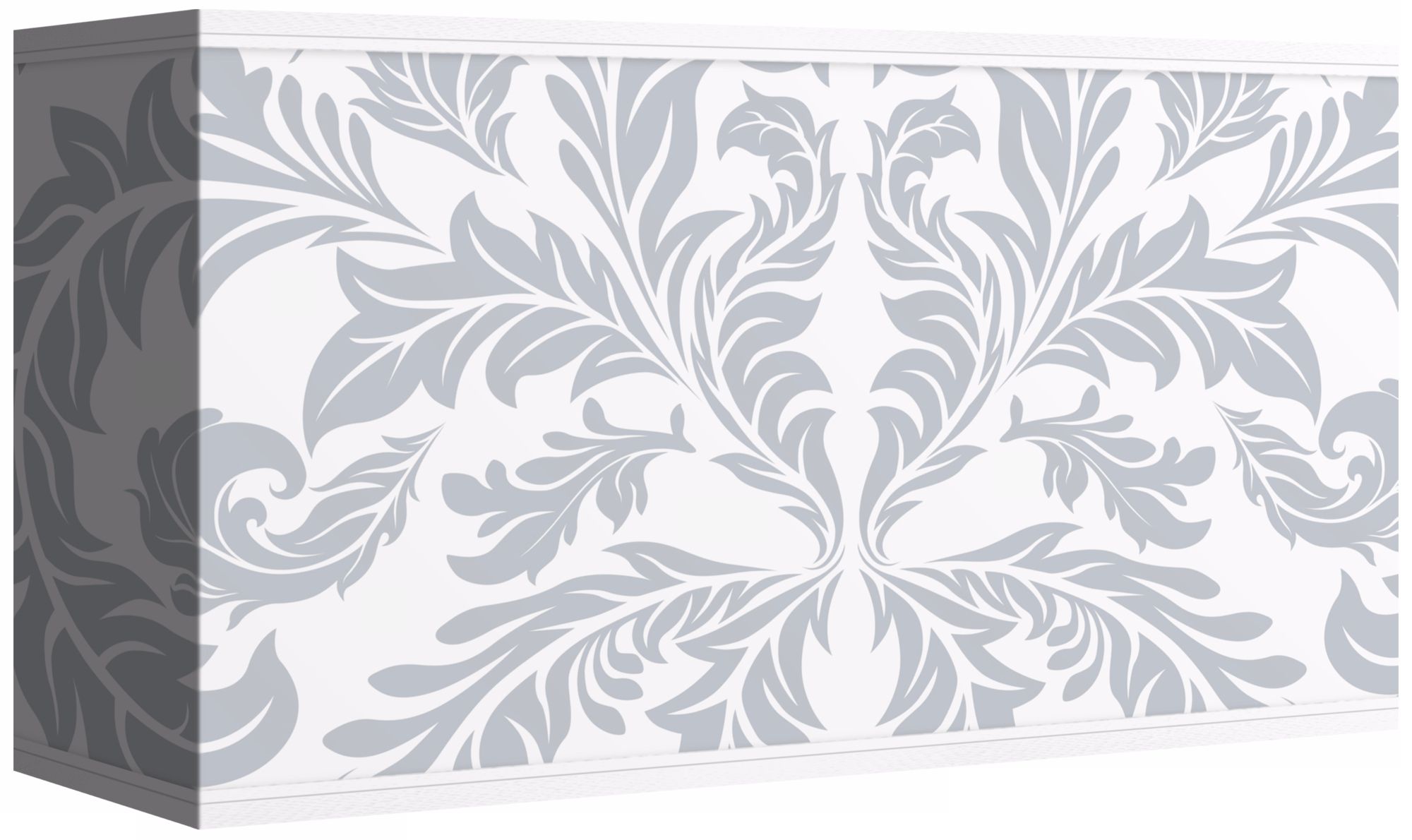 Silver Baroque Giclee Shade 8/17x8/17x10 (Spider)