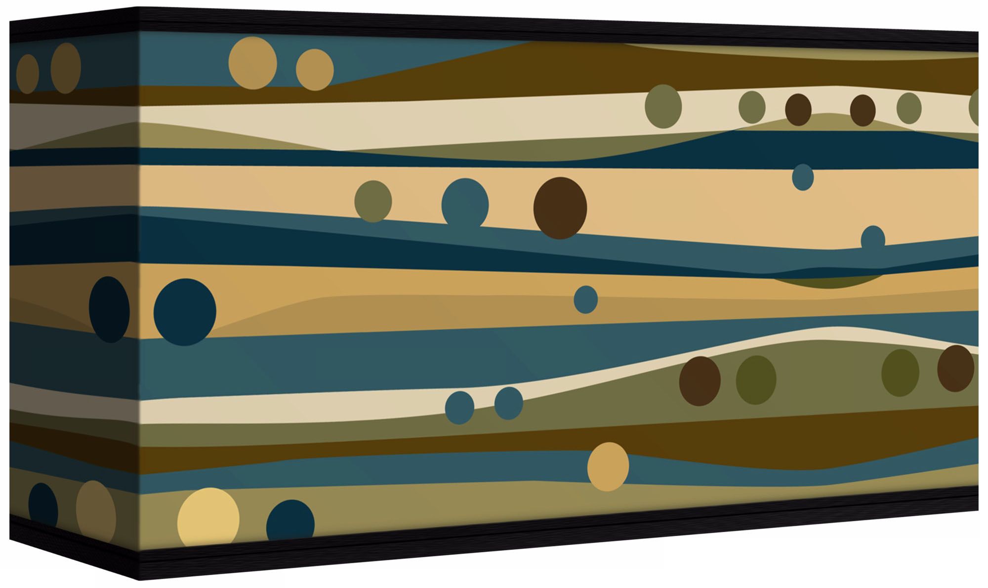 Dots and Waves Giclee Shade 8/17x8/17x10 (Spider)