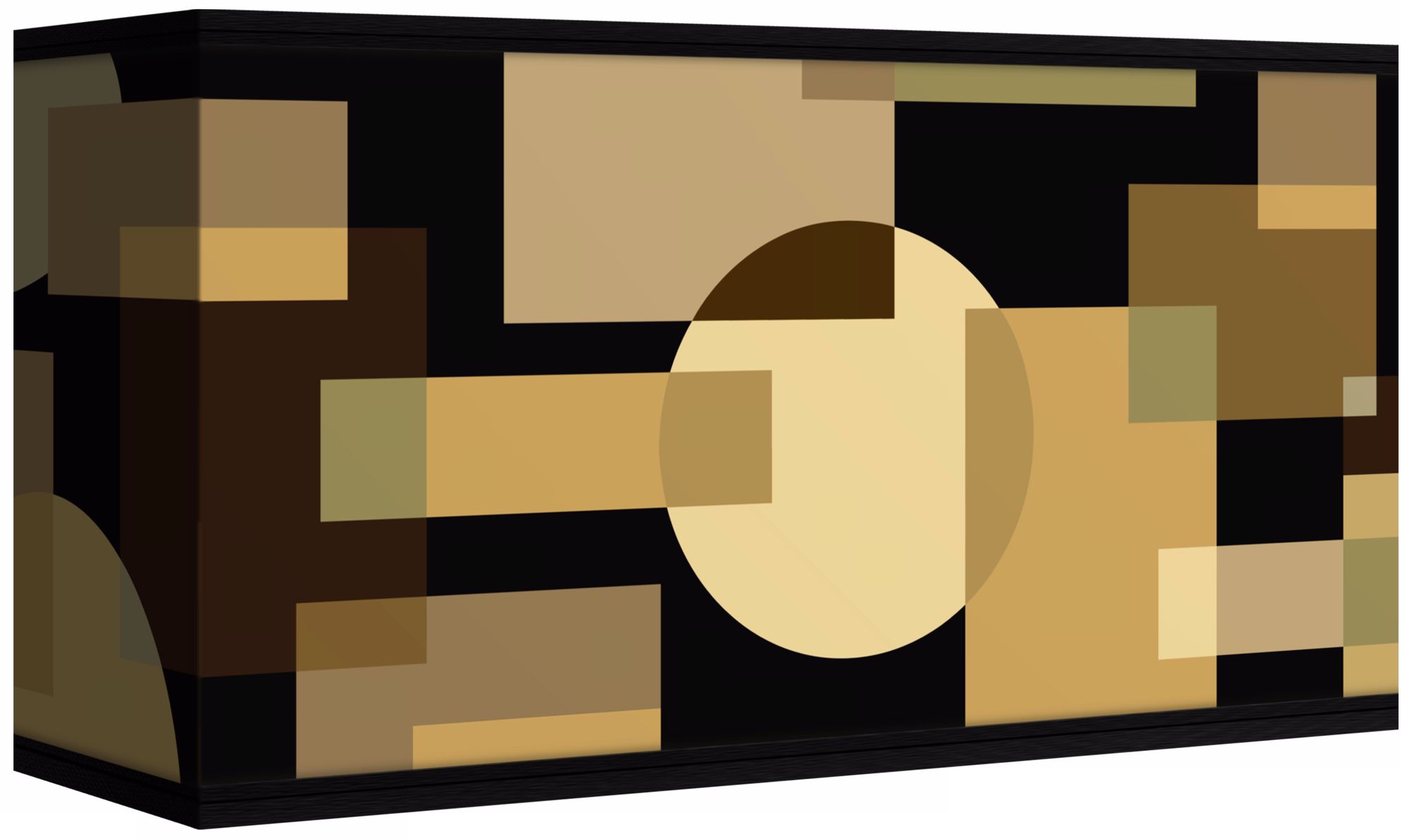 Earthy Geometrics Giclee Shade 8/17x8/17x10 (Spider)