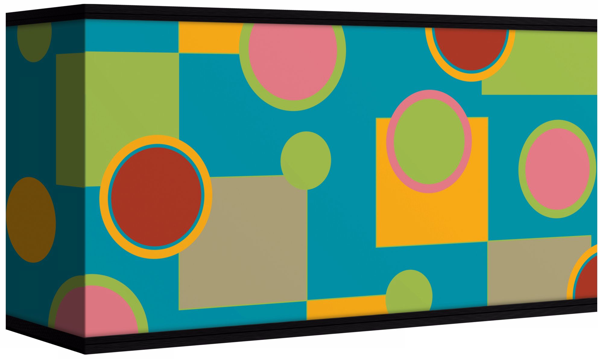Vibrant Retro Medley Giclee Shade 8/17x8/17x10 (Spider)