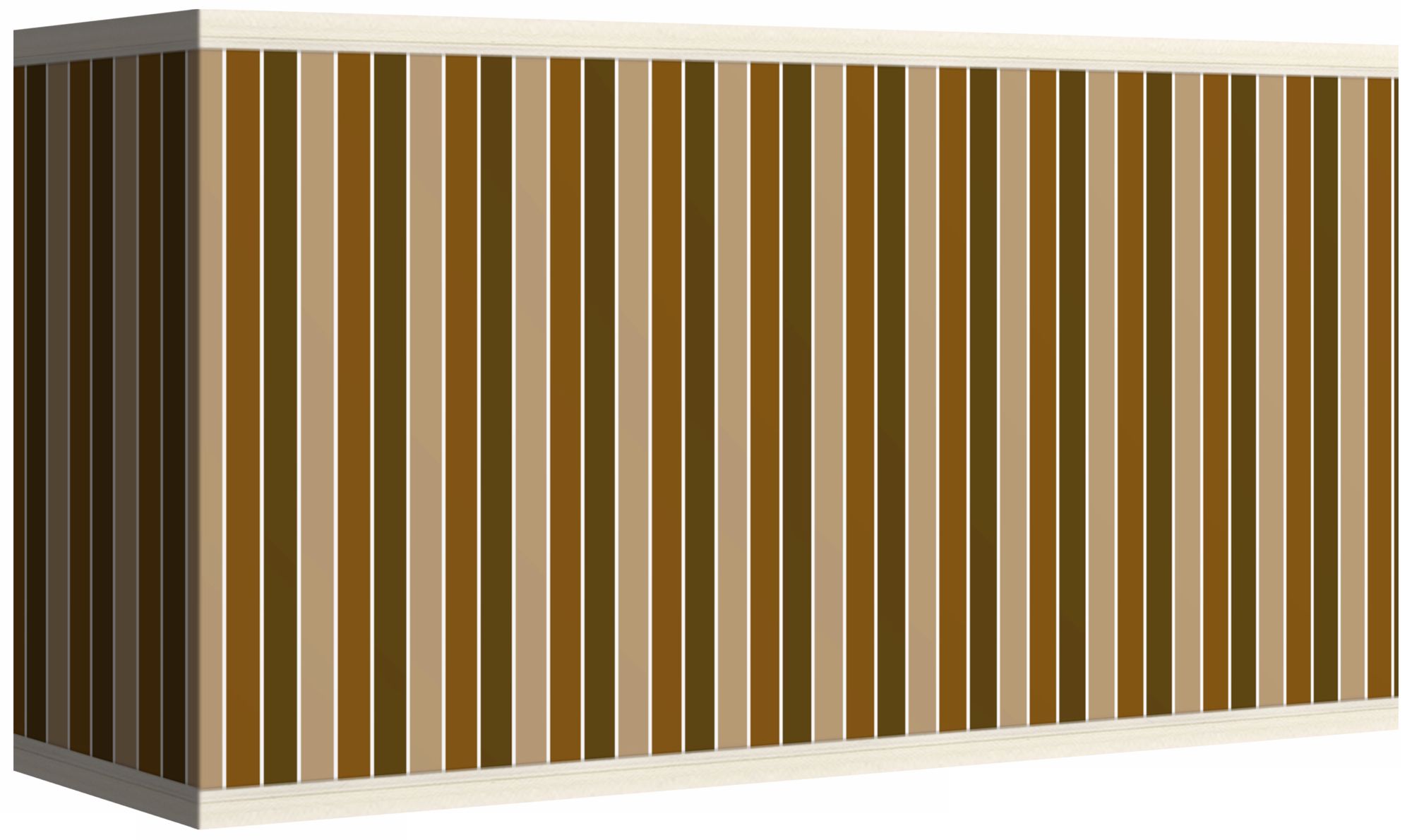 Umber Stripes Giclee Shade 8/17x8/17x10 (Spider)