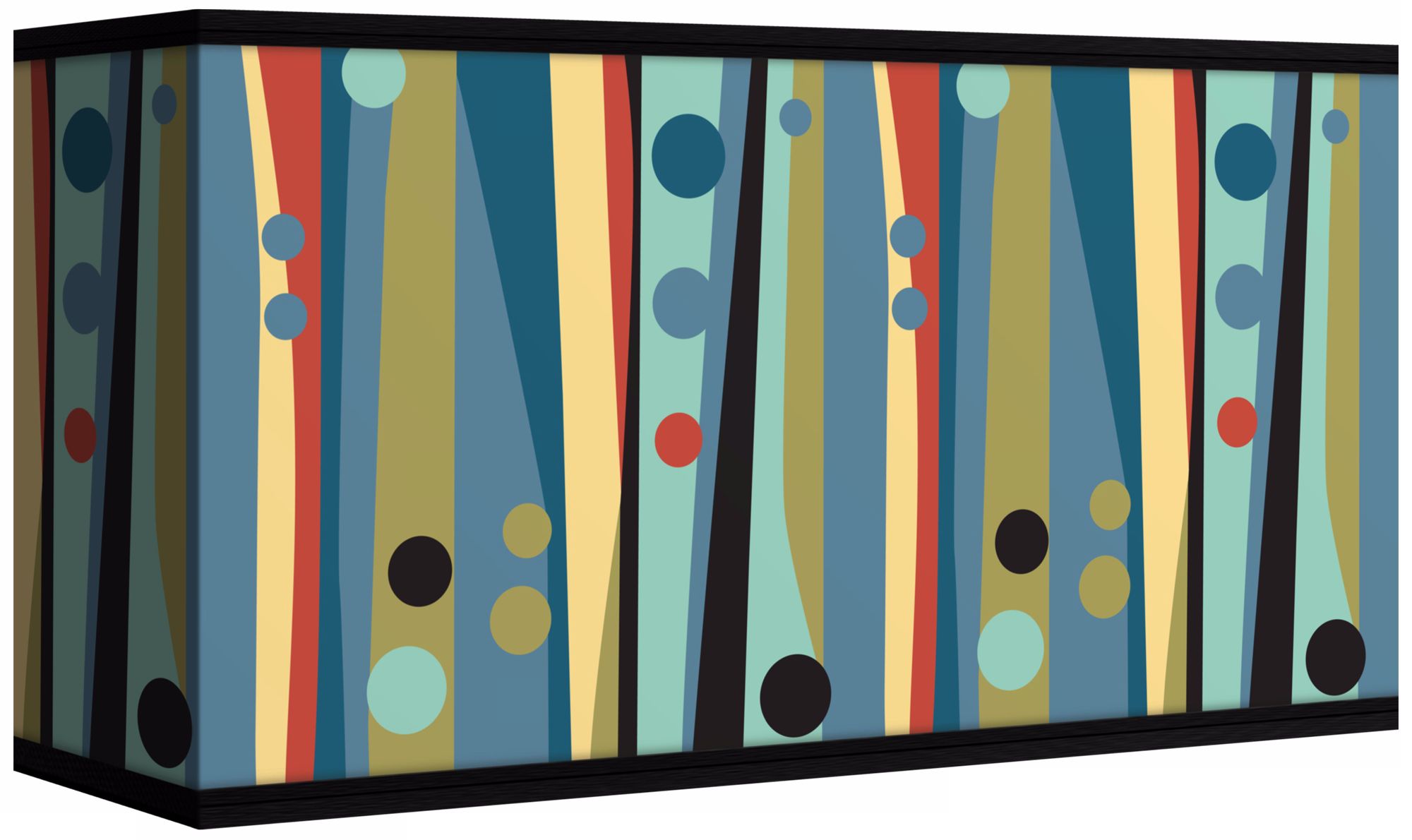 Pastel Dots Vertical Giclee Shade 8/17x8/17x10 (Spider)