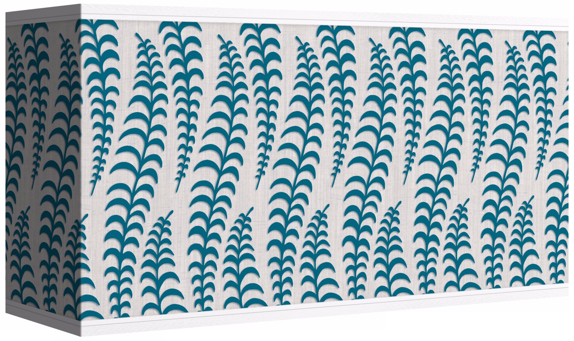 Stacy Garcia Fern Peacock Giclee Shade 8/17x8/17x10 (Spider)