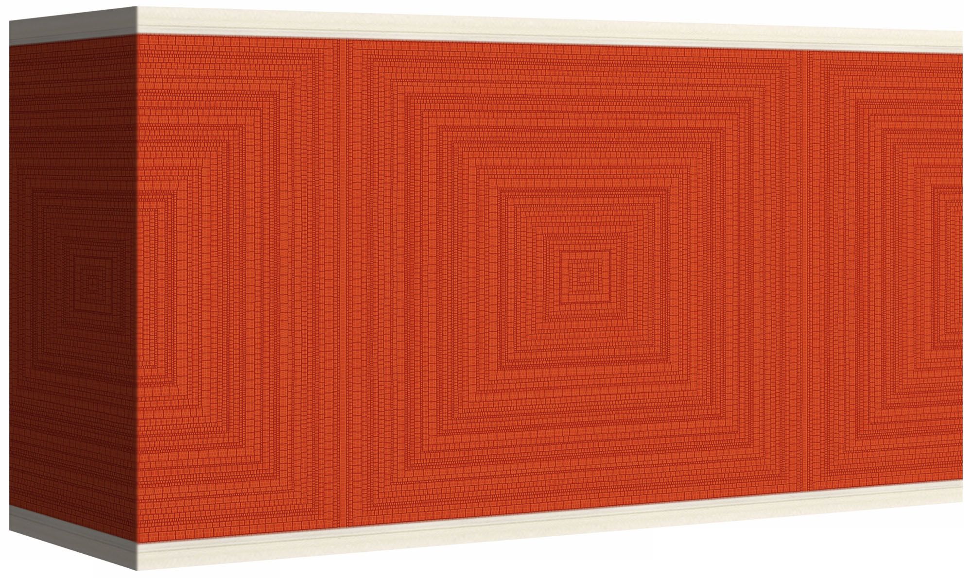 Stacy Garcia Crackled Square Coral Shade 8/17x8/17x10 (Spider)