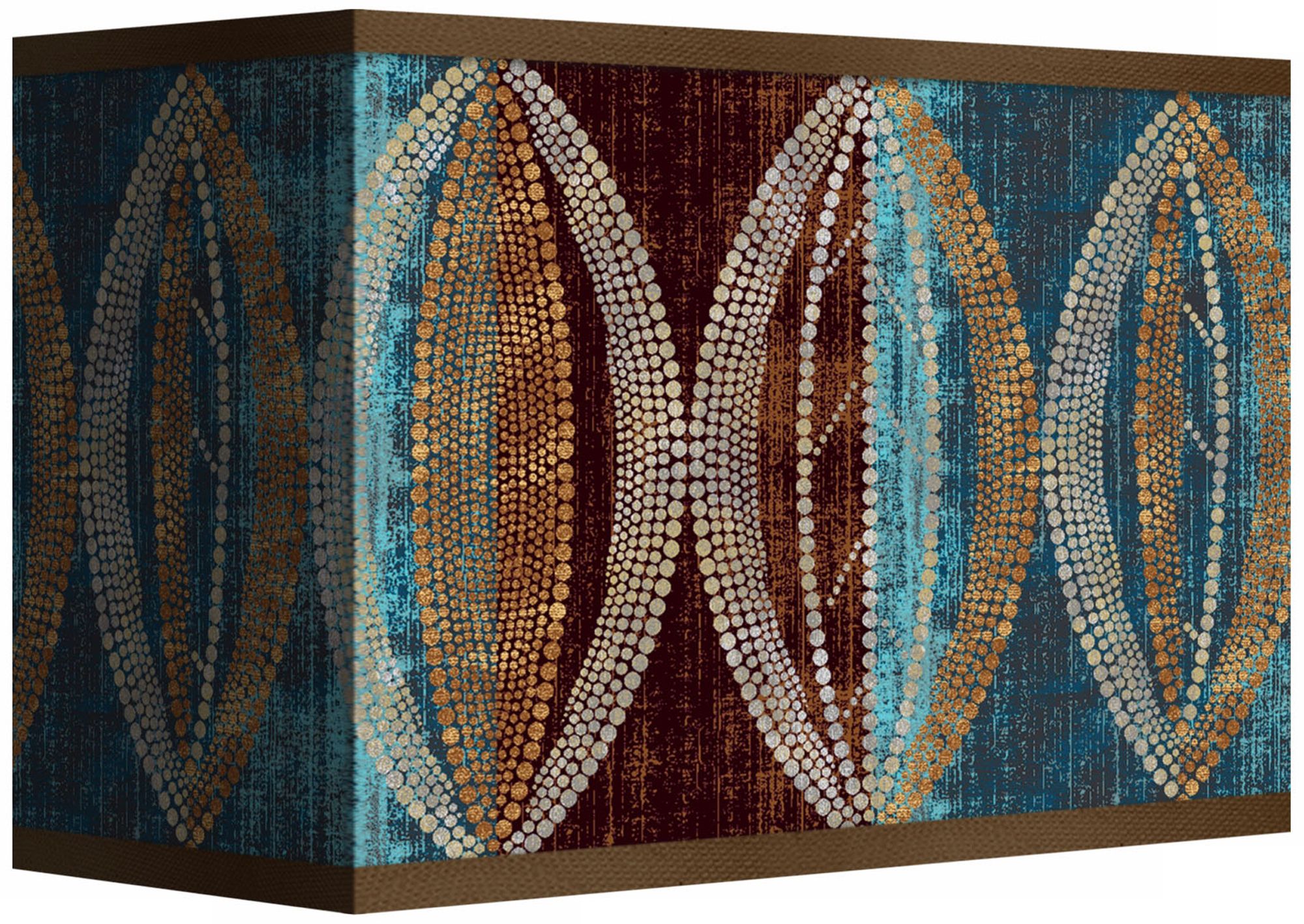 Stacy Garcia Pearl Leaf Peacock Shade 8/17x8/17x10 (Spider)