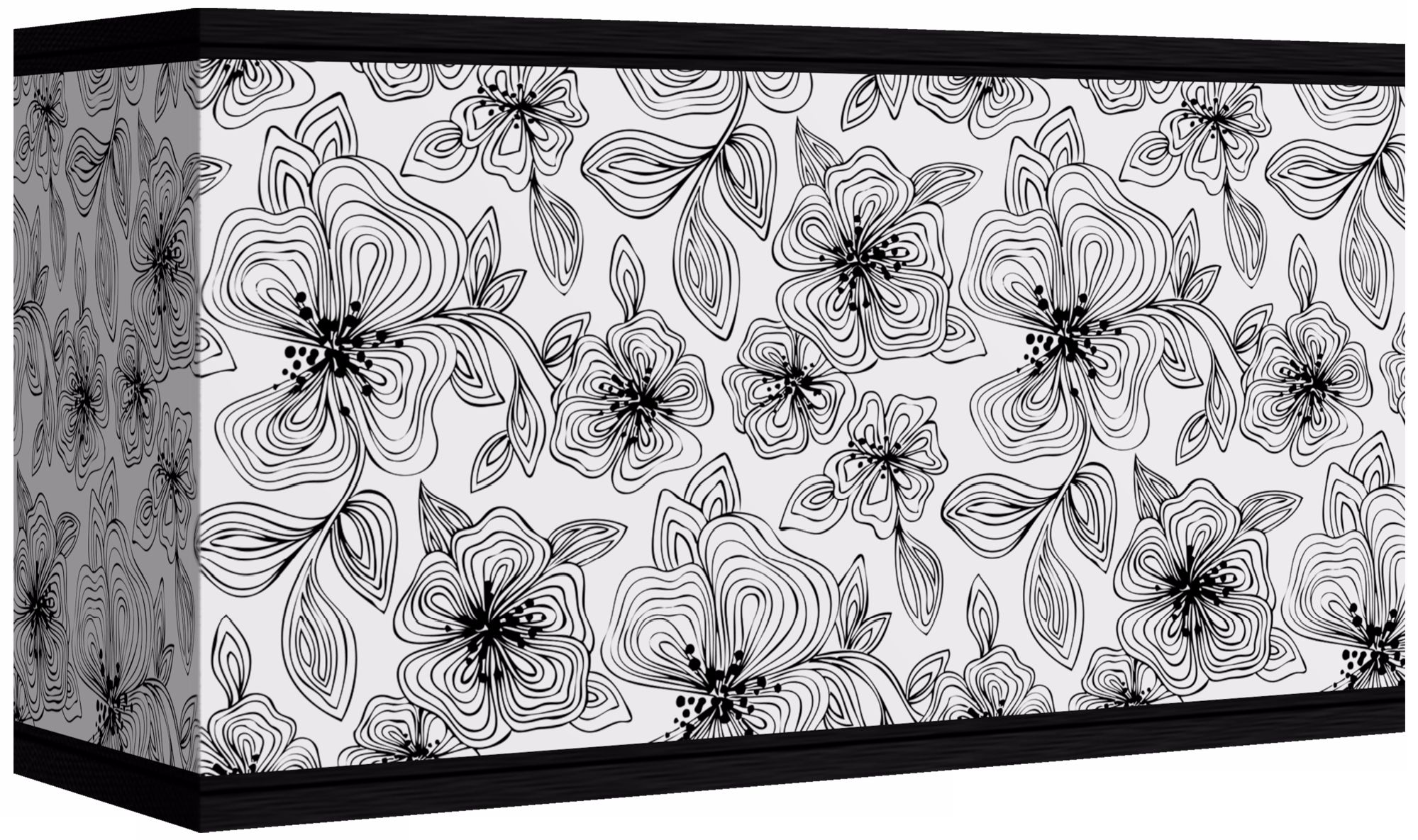 Stacy Garcia Linear Floral Giclee Shade 8/17x8/17x10 (Spider)