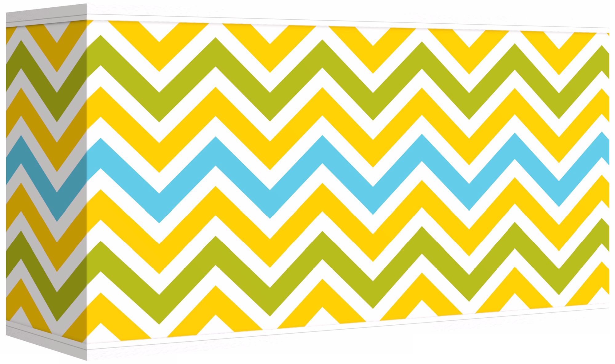Citrus Zig Zag Giclee Shade 8/17x8/17x10 (Spider)