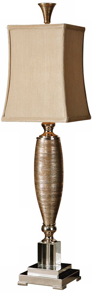 Uttermost Abriella Metallic Gold and Porcelain Table Lamp