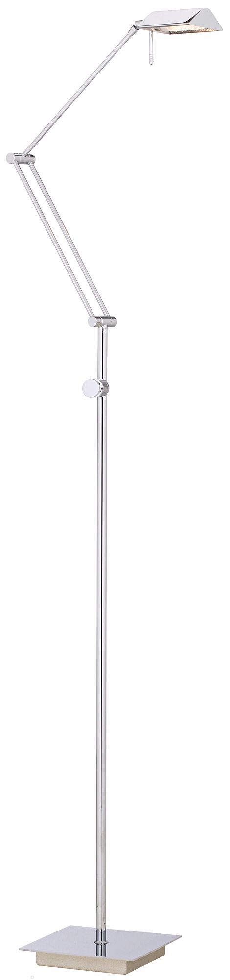 Holtkoetter Chrome Energy Efficient Adjustable Floor Lamp