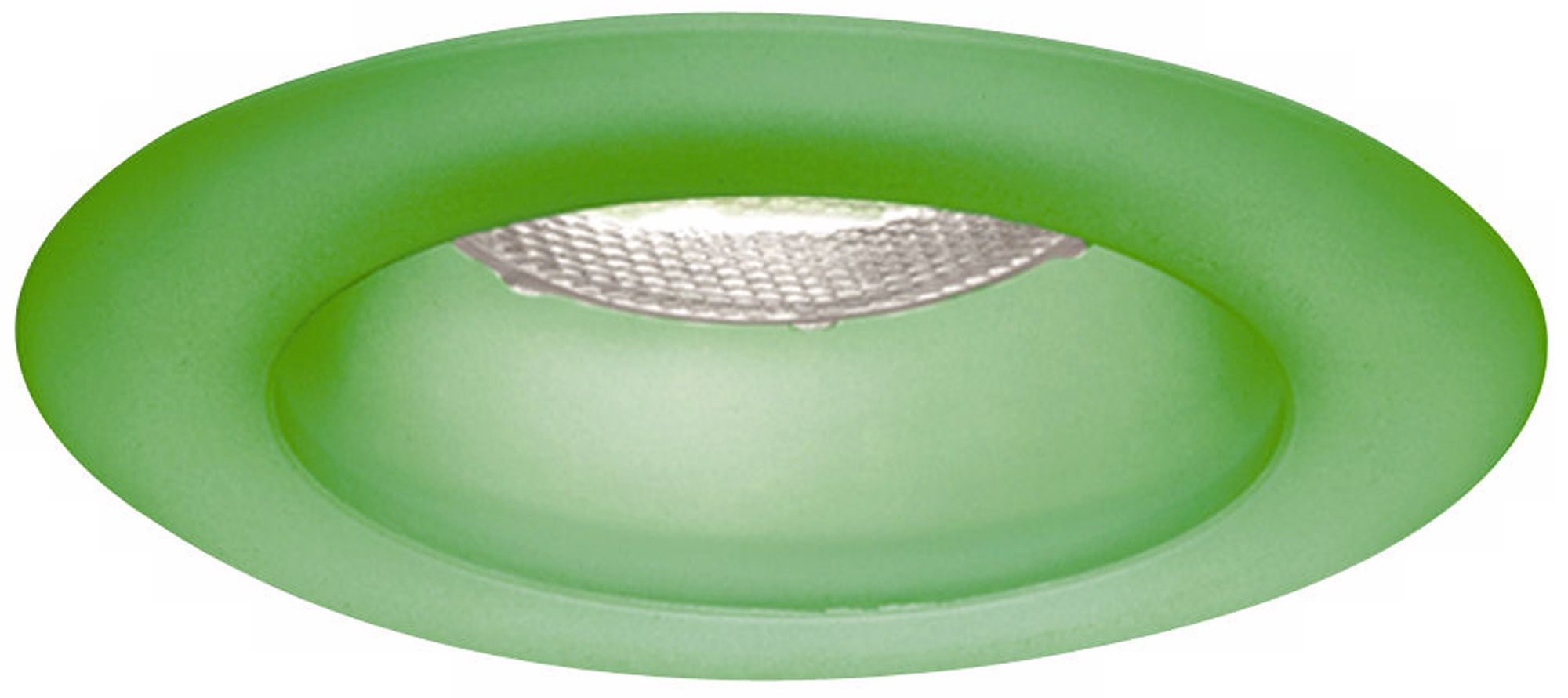 Emerald Green Effetre Glass 6" Recessed Trim