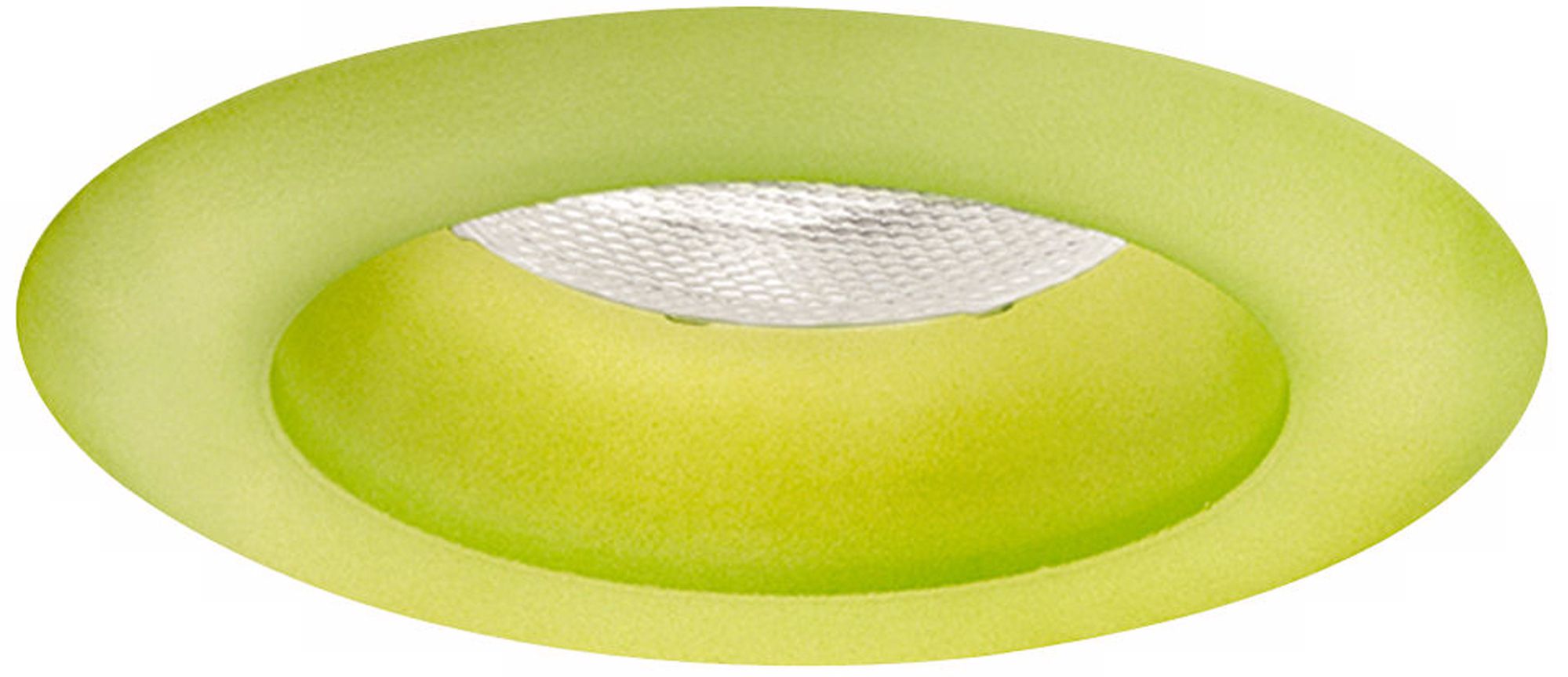 Light Green Effetre Glass 6" Recessed Trim