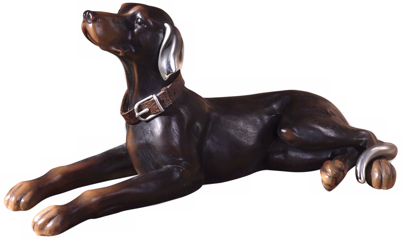 Uttermost Resting Dog Statue