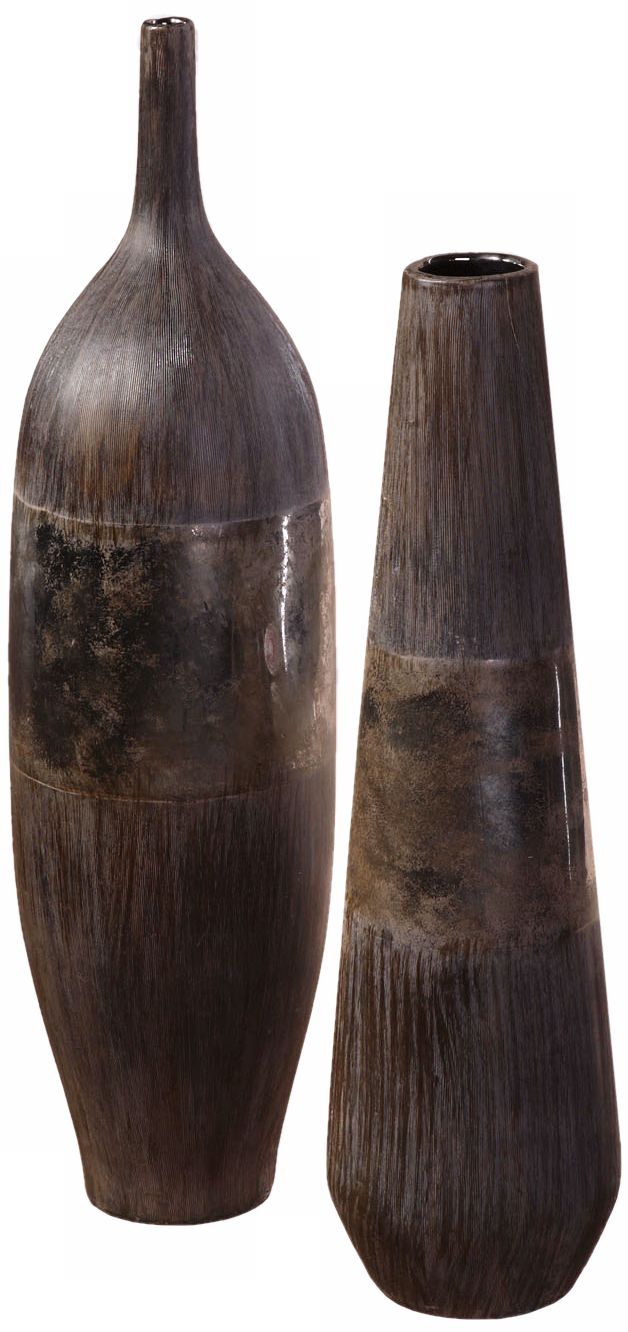 Uttermost Set of 2 Minya Vases